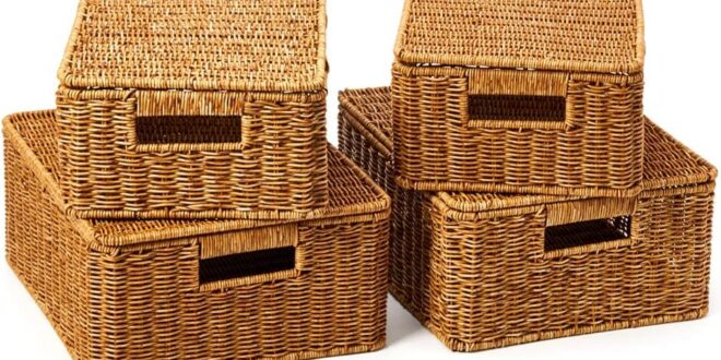 Woven Basket Living Room Storage: Stylish Solutions for a Clutter-Free Haven