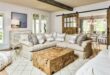 Rustic Barn Door Magic: Transforming Your Living Room with Farmhouse Charm