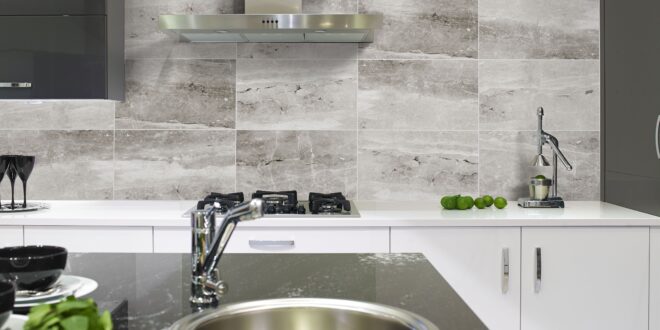 Leather Tile Kitchen Feature: A Luxurious & Unexpected Design Statement
