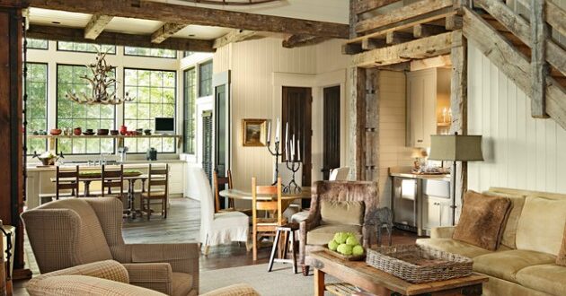 Rustic Living Room: Creating a Comfortably Warm and Inviting Space