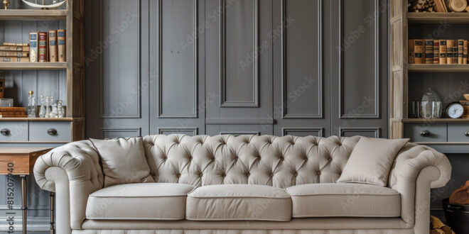 Timeless Elegance: Designing a Classic Living Room with a Tufted Sofa