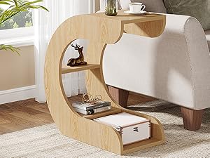 C-Shaped Tables: The Ultimate Living Room Sidekick for Style and Function